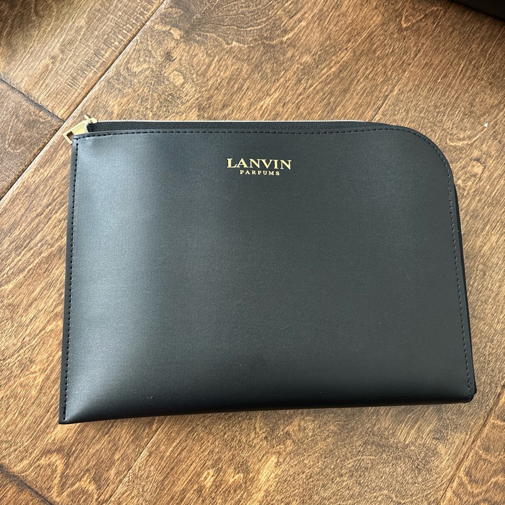 Perfect condition : never used : Lanvin Parfums toiletry bag :: Turkish Airlines